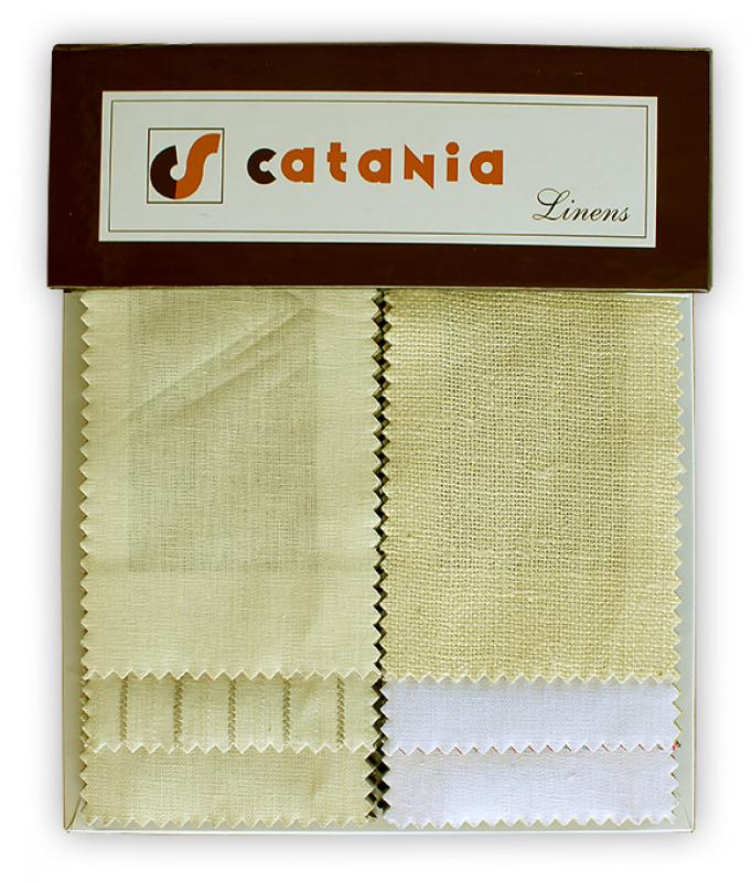 LINEN SOLIDS fabric collection cover - Catania Silks